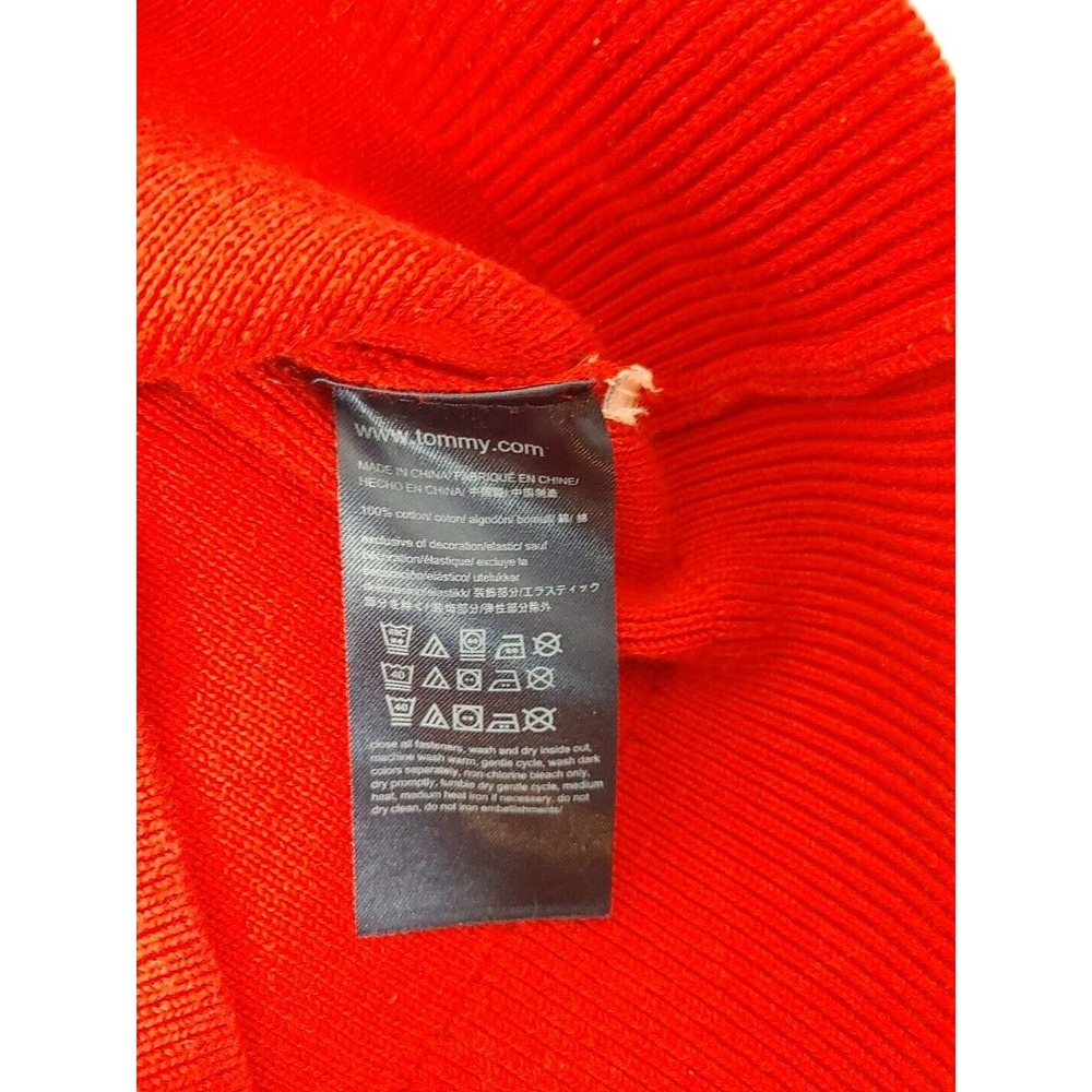 Tommy Hilfiger Women's Ribbed Mock Neck Full Zip Logo Jacket Size‎ xxs - Picture 6 of 8